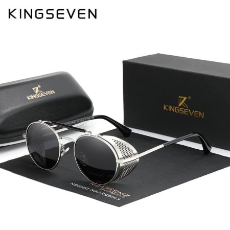 Original KINGSEVEN Retro SteamPunk - SILVER